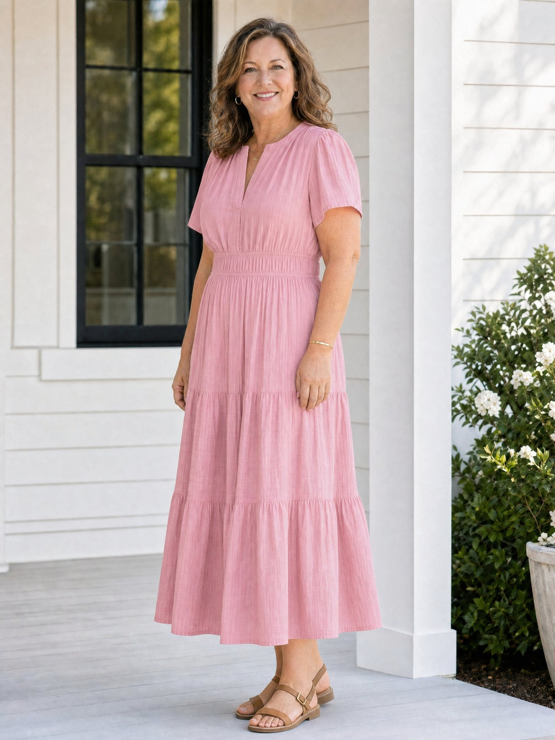 Layered Maxi Dress