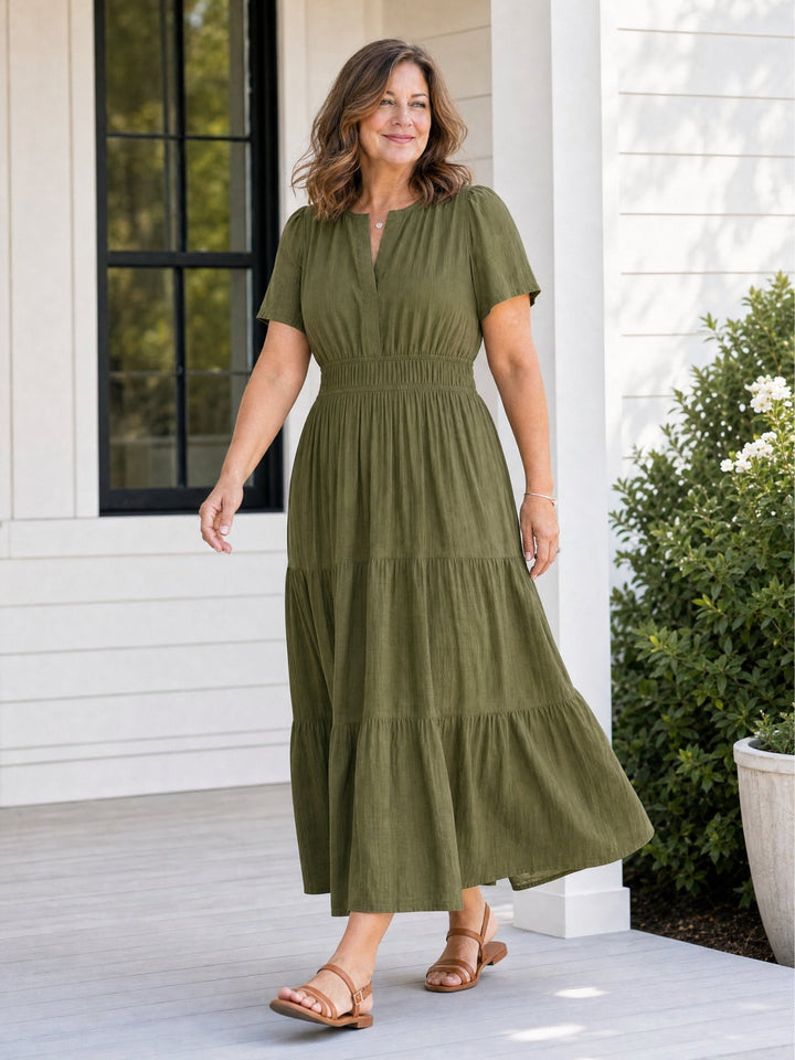 Layered Maxi Dress