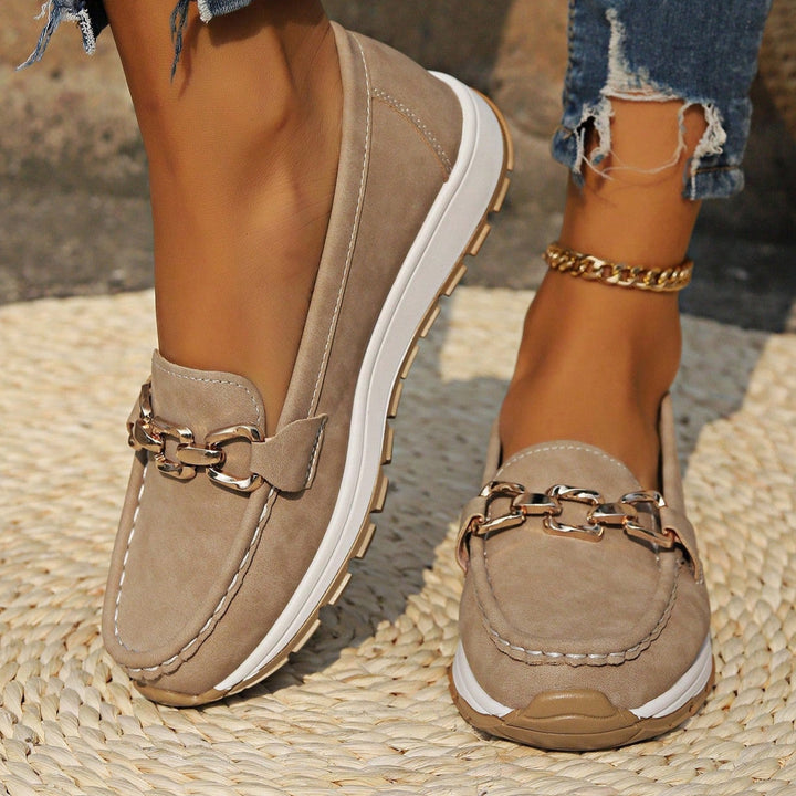 Chloe - Orthopaedic Flat Buckle Loafers