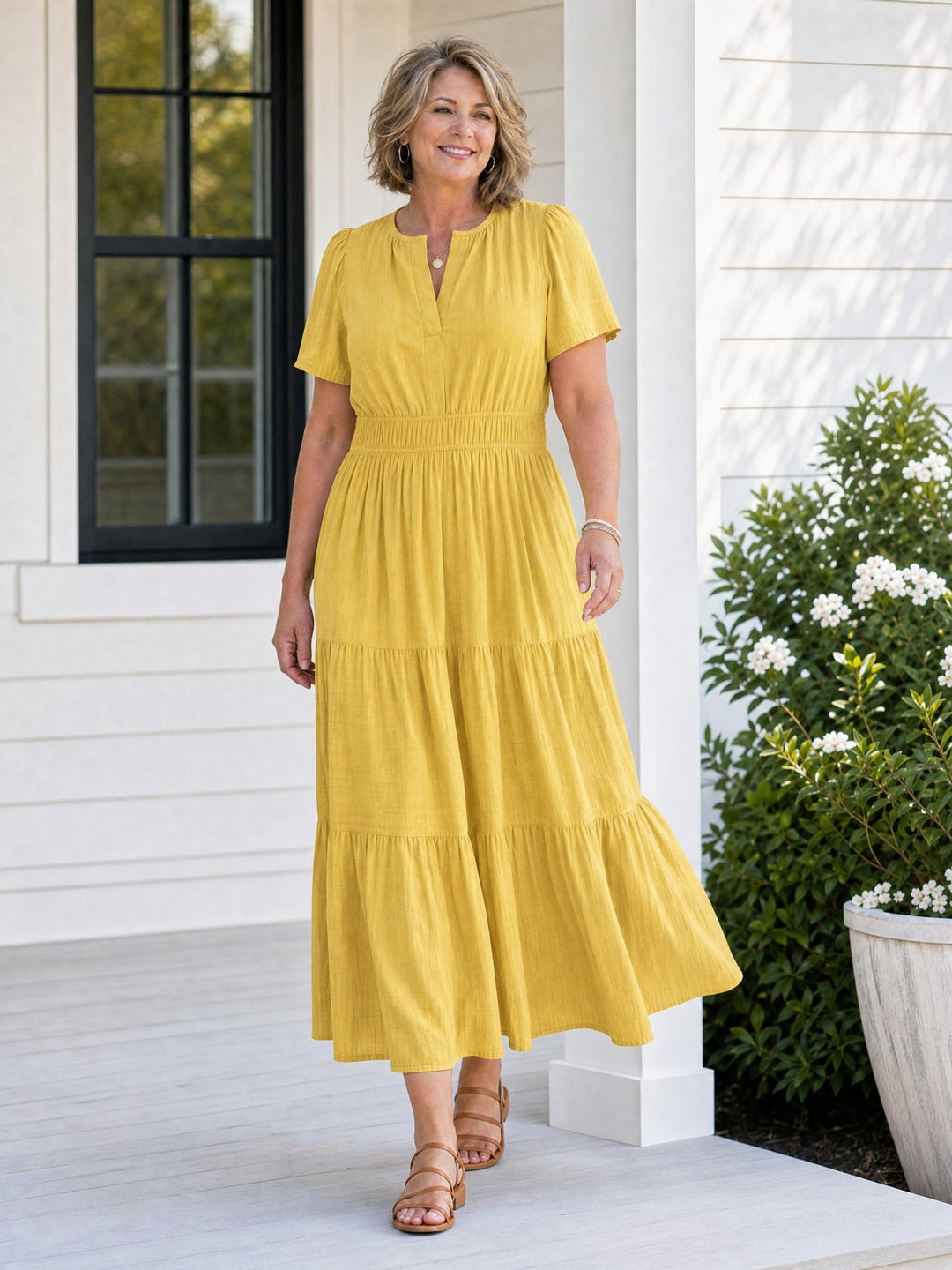 Layered Maxi Dress
