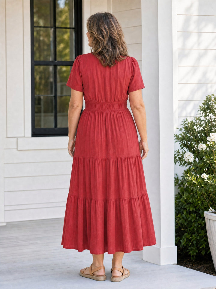 Layered Maxi Dress