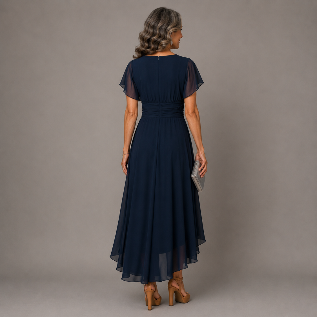 Christina™ | A-Line V-Neck Dress