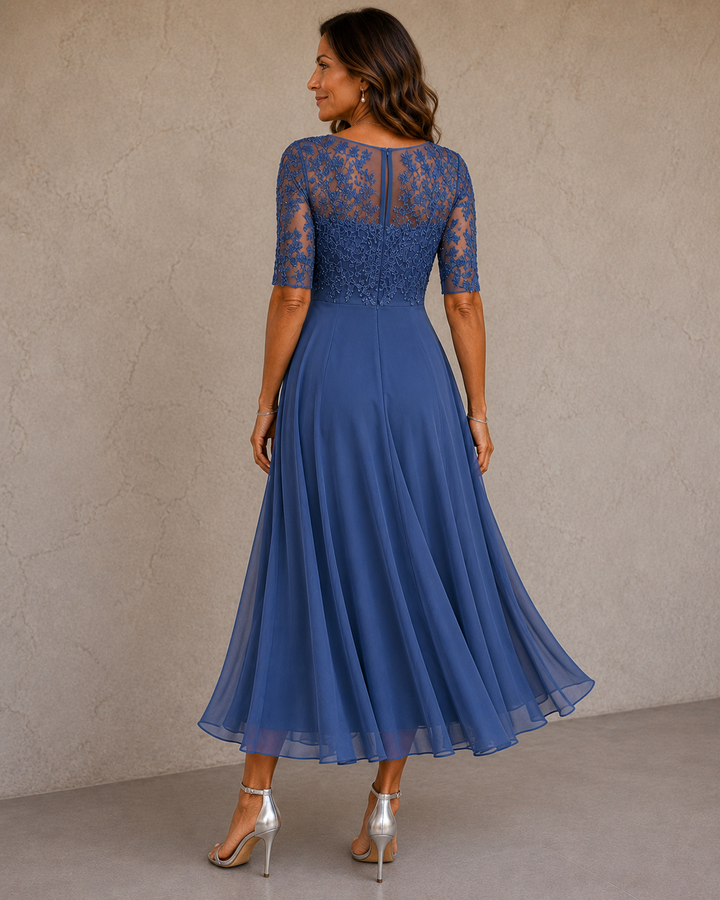 Abella™ | Lace &amp; Chiffon Dress