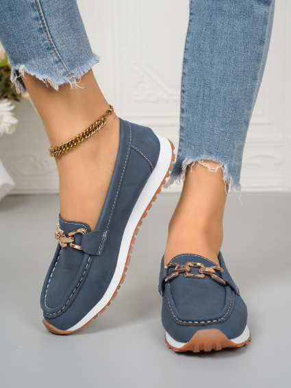 Chloe - Orthopaedic Flat Buckle Loafers