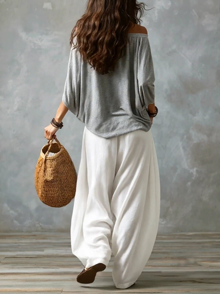 Isabella | Flowing Bohemian Lantern-Sleeve Set