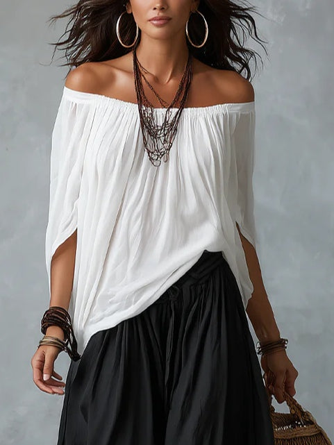 Isabella | Flowing Bohemian Lantern-Sleeve Set