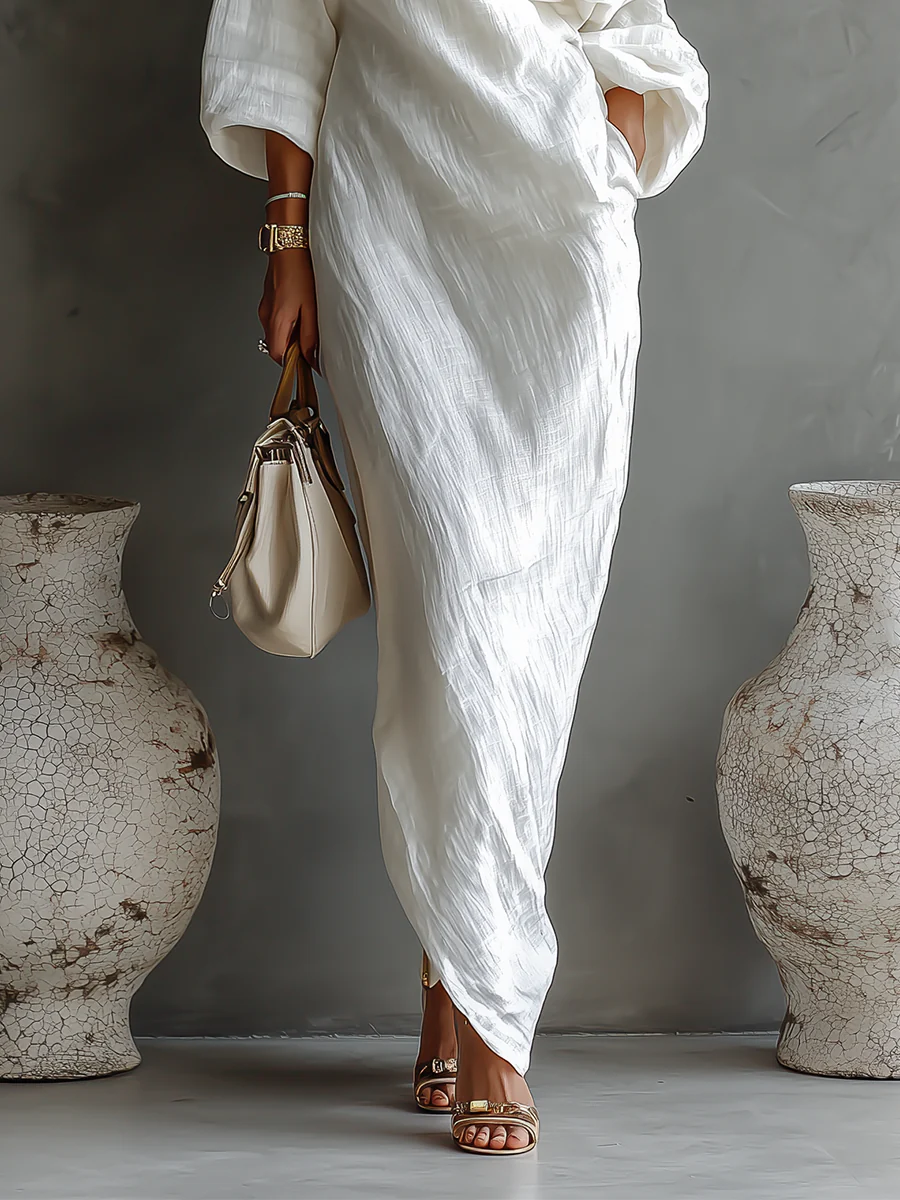 Beatrice | Refined One-Shoulder Maxi Dress