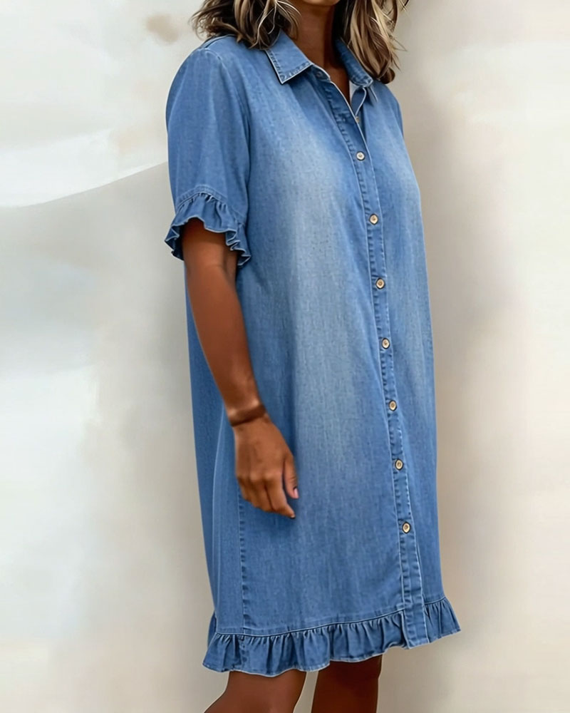 Anna | Comfortable Denim Dress