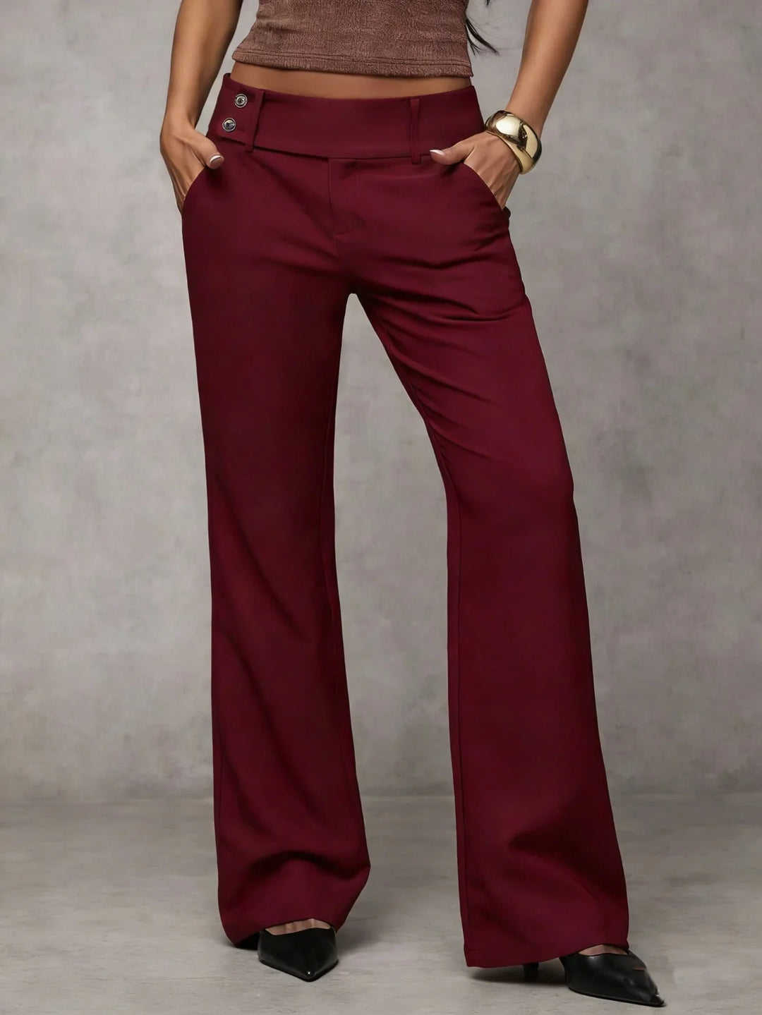 Duna™ | Modern Wide-Leg Trousers