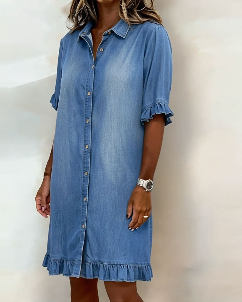 Anna | Comfortable Denim Dress