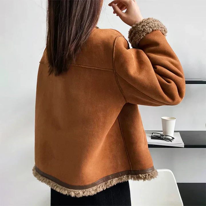 Carla | WARM &amp; REFINED PU LEATHER JACKET