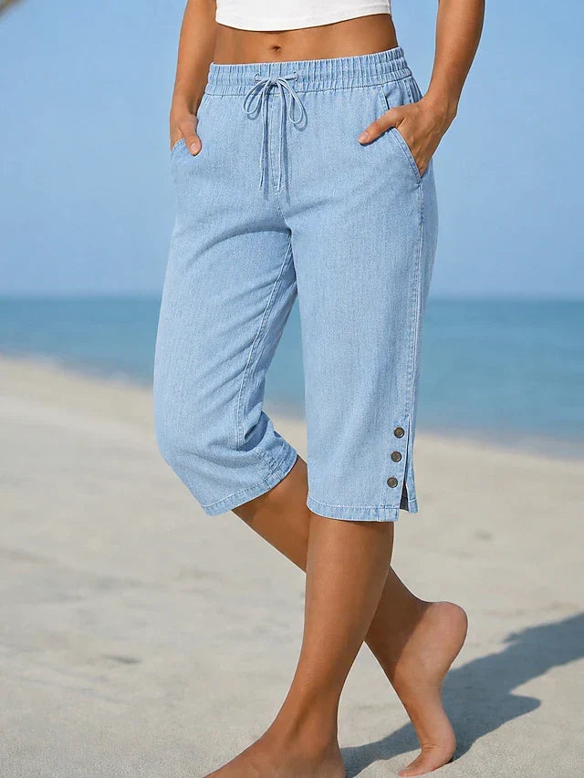 DELPHIA™ | ANKLE-LENGTH CAPRI TROUSERS