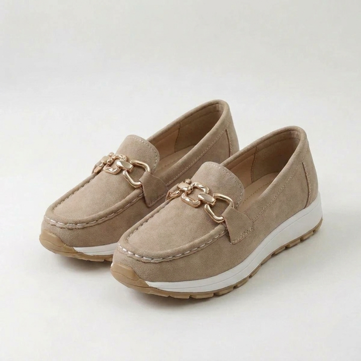 Chloe - Orthopaedic Flat Buckle Loafers