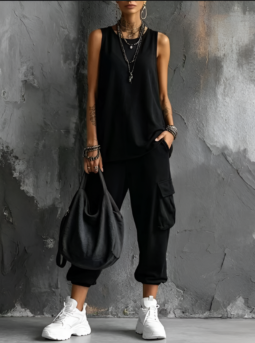 Valentina | Soft Casual Two-Piece Set with Pockets