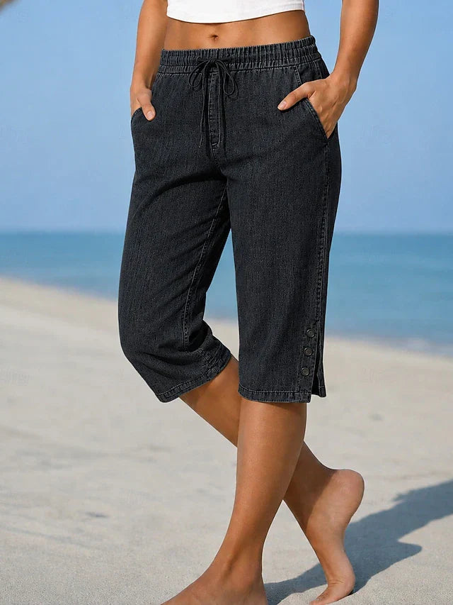 DELPHIA™ | ANKLE-LENGTH CAPRI TROUSERS