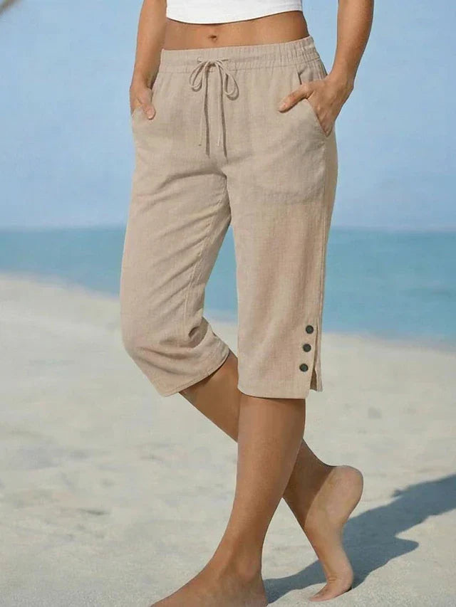 DELPHIA™ | ANKLE-LENGTH CAPRI TROUSERS