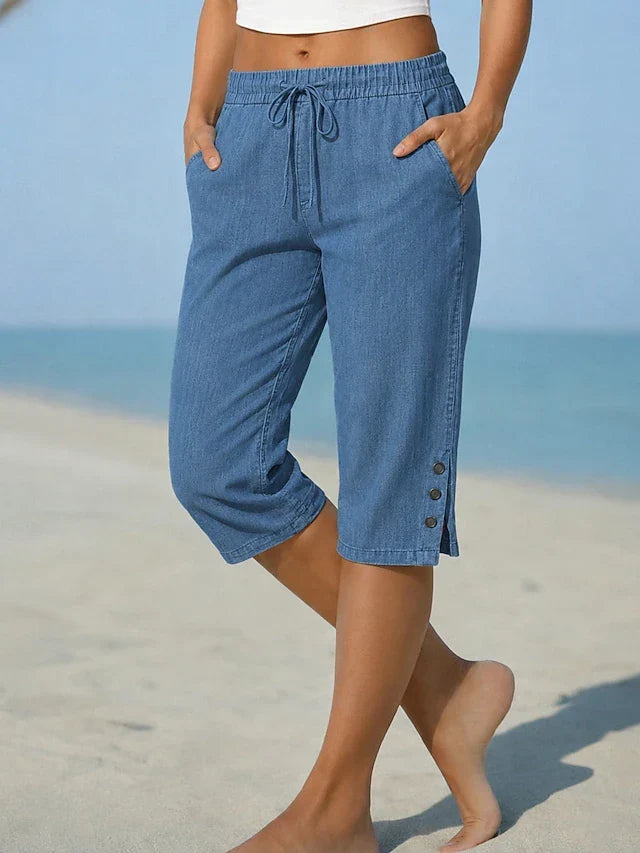 DELPHIA™ | ANKLE-LENGTH CAPRI TROUSERS